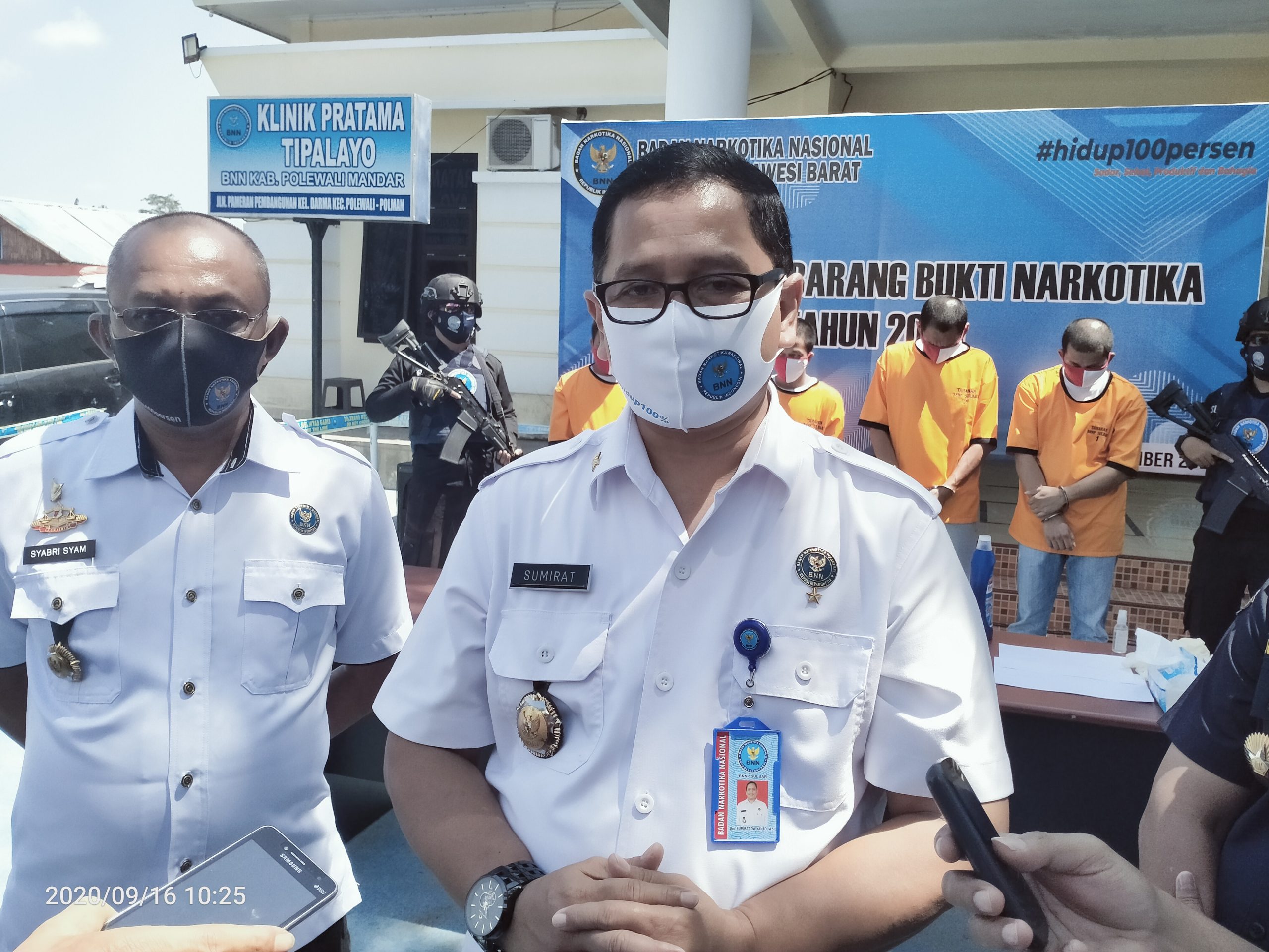 Selamatkan 1.250 Anak Bangsa, BNN Sulbar Musnahkan 244,9 gram Shabu