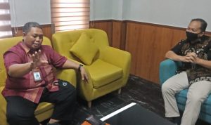 Kuatkan Sinergitas, Ombudsman Sulbar Kunjungi Kepala Stasiun TVRI Sulbar Yang Baru