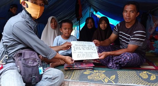 Warga Muhammadiyah Sipirok Kirim Bantuan ke Malunda Sulawesi Barat