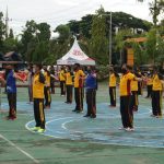 Jumat Sehat, Personil Polres Polman Laksanakan Olahraga Bersama