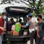 Pasca BOM di Makassar, Personel Polres Polman Laksanakan Pemeriksaan Terhadap Kendaraan Yang Masuk Provinsi Sulawesi Barat