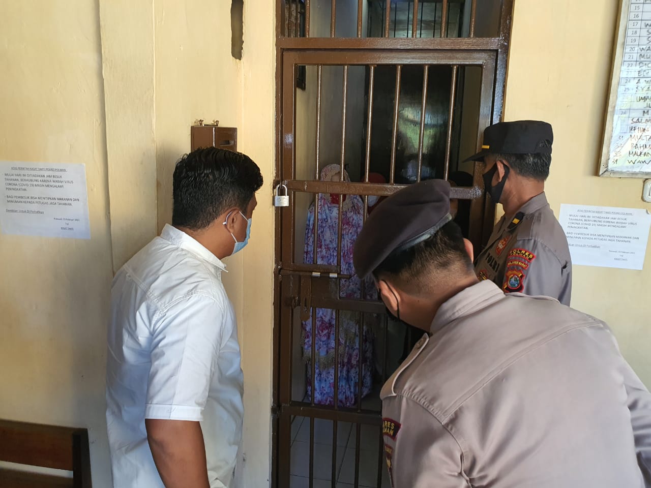 Laksanakan Pengecekan Tahanan, Kapolres Polman : Penjagaan Harus Lebih Ditingkatkan