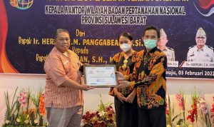 Pisah Sambut Kakanwil BPN Sulbar, Ombudsman Berikan Apresiasi Khusus
