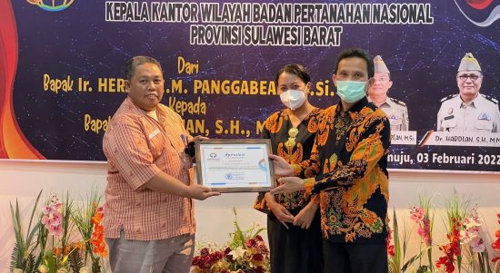 Pisah Sambut Kakanwil BPN Sulbar, Ombudsman Berikan Apresiasi Khusus