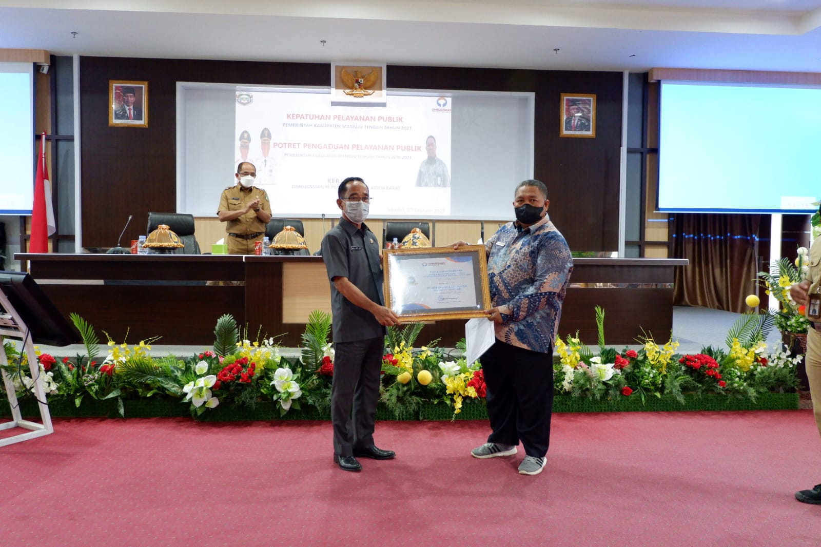 Mamuju Tengah Raih Predikat Kepatuhan Tinggi, Ombudsman Harapkan Pelayanan  Semakin Baik
