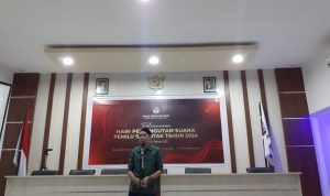 Launching Hari Pemungutan Suara, KPU Mamuju Laksanakan Kegiatan Nonton Bareng
