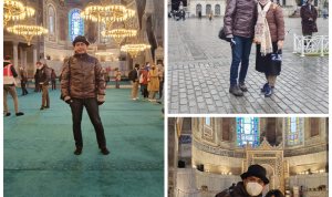 Shalat di Hagia Sophia