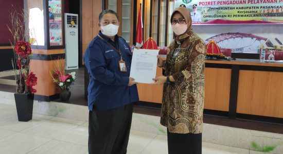 Terima Rapor Kuning Dari Ombudsman, Pemkab Pasangkayu Akan Dorong Peningkatan Pelayanan Publik