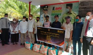 berkah Ramadan BNI Wilayah 07 bagikan Paket sembako di tiga wilayah di Sulbar