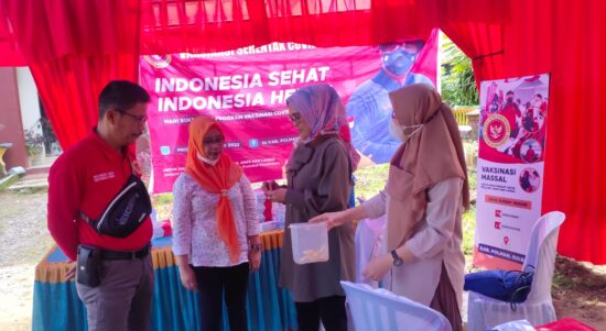 Gelar Vaksinasi Massal di Polman, Binda Sulbar Siapkan Doorprize