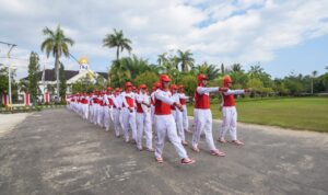 Jelang hari kemerdekaan Paskibraka Polman genjot latihan