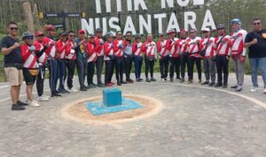 Dukung IKN, AIM Bike gowes menuju titik Nol IKN