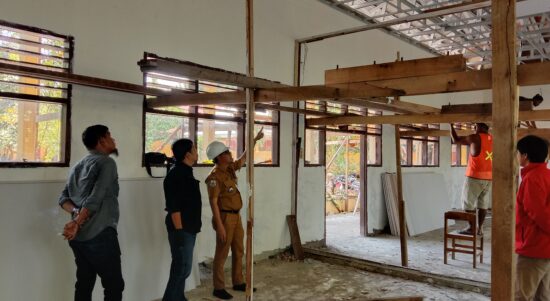 Pantau pembangunan Dak, Sapras Dikbud tekankan kualitas di utamakan