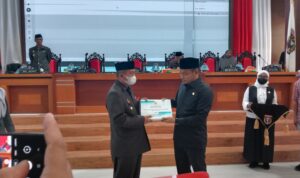 DPRD Polman gelar Paripurna kesepakatan perubahan anggaran pada KUPA,PPAS-P