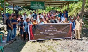 KPU Polman gelar sosialisasi pembentukan badan Adhoc di pulau terluar Polman