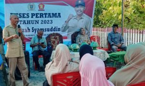Serap aspirasi, Hamzah Syamsuddin reses tahap kedua di Campalagian