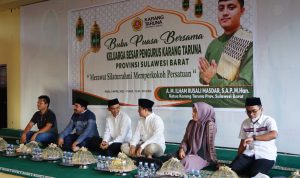 Jalin silaturahmi sesama Pengurus, Ketua karang taruna Sulbar  gelar buka bersama