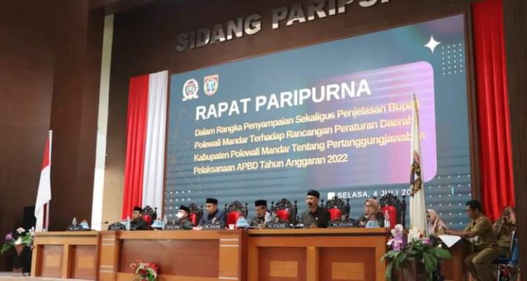 DPRD Gelar paripurna ranperda Pertanggungjawaban Bupati tahun 2022