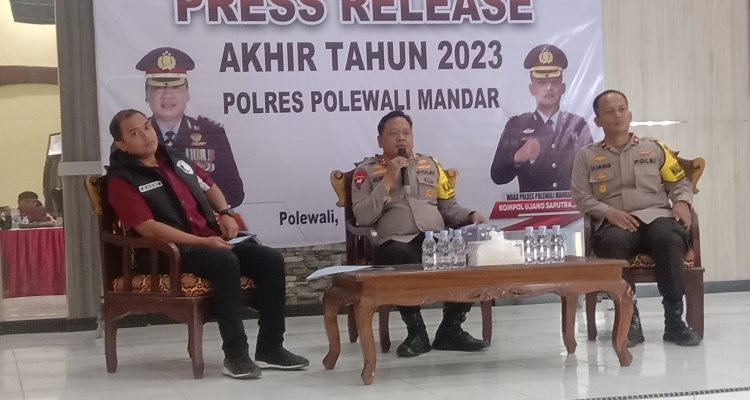 Sepanjang 2023, Polres Polman berhasil ungkap Kasus menonjol