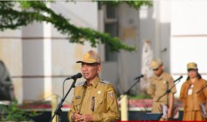 Pj.Bupati Polewali Mandar, Muhammad Ilham Borahima Pimpin Apel Pelayanan Publik “Siaga Penanganan Sampah”