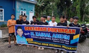 Anak Milenial Dukung Zainal Abidin Maju sebagai Calon Wakil Bupati Polman