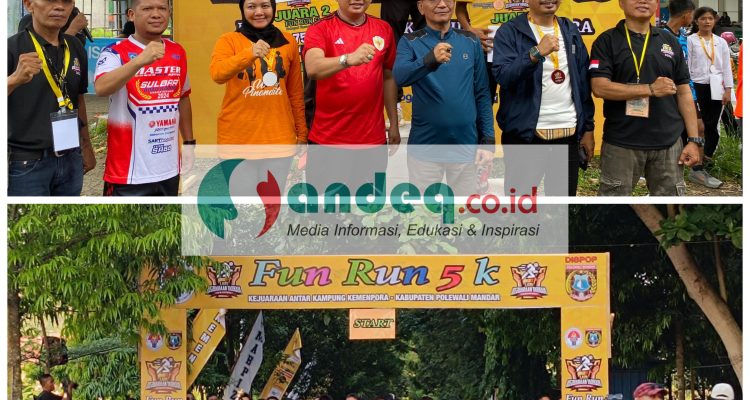 Ribuan Warga Polman Antusias Ikuti Fun Run, Pj Bupati Tekankan Sportivitas
