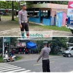 Musim Liburan, Sat Lantas Polres Polman Laksanakan Patroli dan Pengaturan Lalu Lintas di Tempat Wisata Binuang