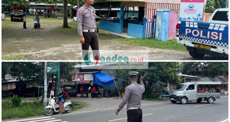 Musim Liburan, Sat Lantas Polres Polman Laksanakan Patroli dan Pengaturan Lalu Lintas di Tempat Wisata Binuang