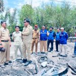 Kebakaran Di Gattungan Campalagian, Pj. Bupati Polman Serahkan Bantuan Secara Langsung