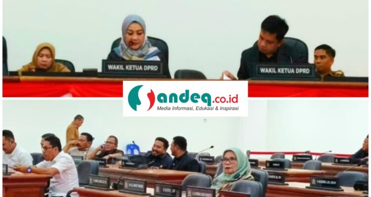 Wakil Ketua DPRD Sulbar Pimpin Rapat Paripurna Penjelasan Bapemperda dan Pembentukan Pansus Tiga Ranperda Inisiatif 