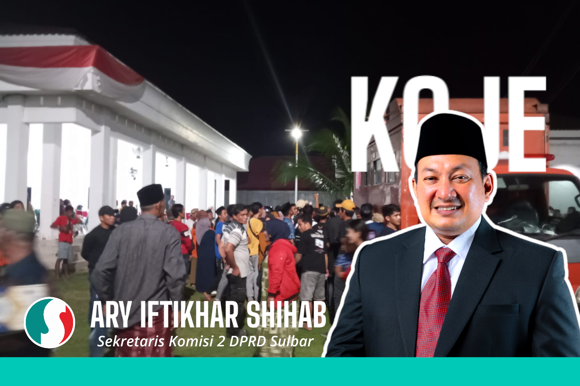 Gubernur Safari Di Polman, Koje : Kita Juga Berbagi Sembako