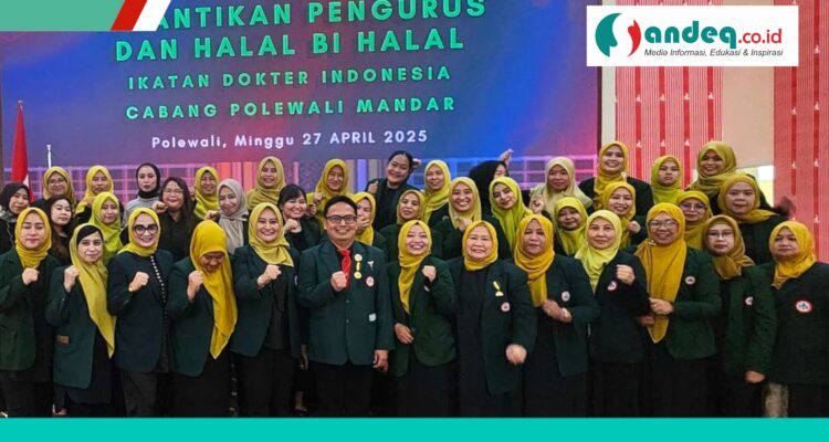 Pelantikan Pengurus IDI Cabang Polewali Mandar Periode 2024-2027 Berlangsung Meriah, Dirangkaikan dengan Halal Bi Halal
