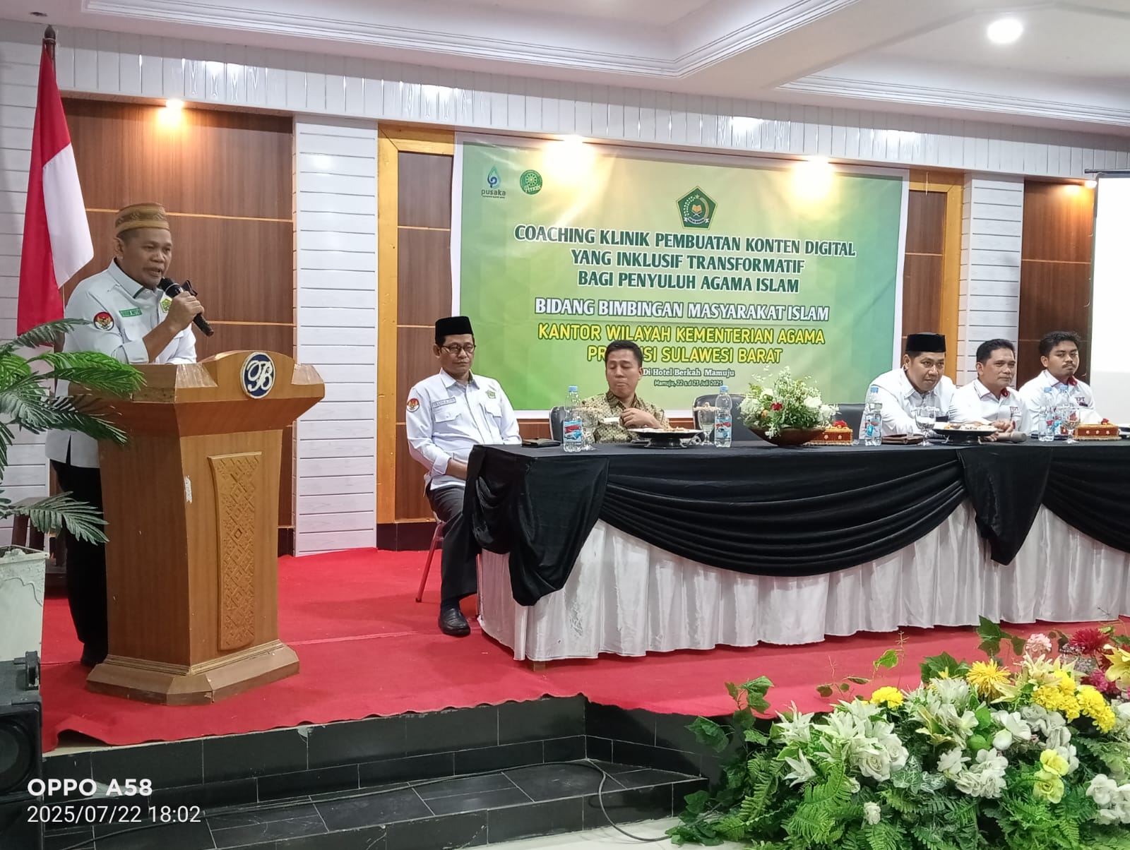 Bimbingan Masyarakat Islam Kemenag Sulbar Gelar Coaching Klinik Pembuatan Konten Digital bagi Penyuluh Agama