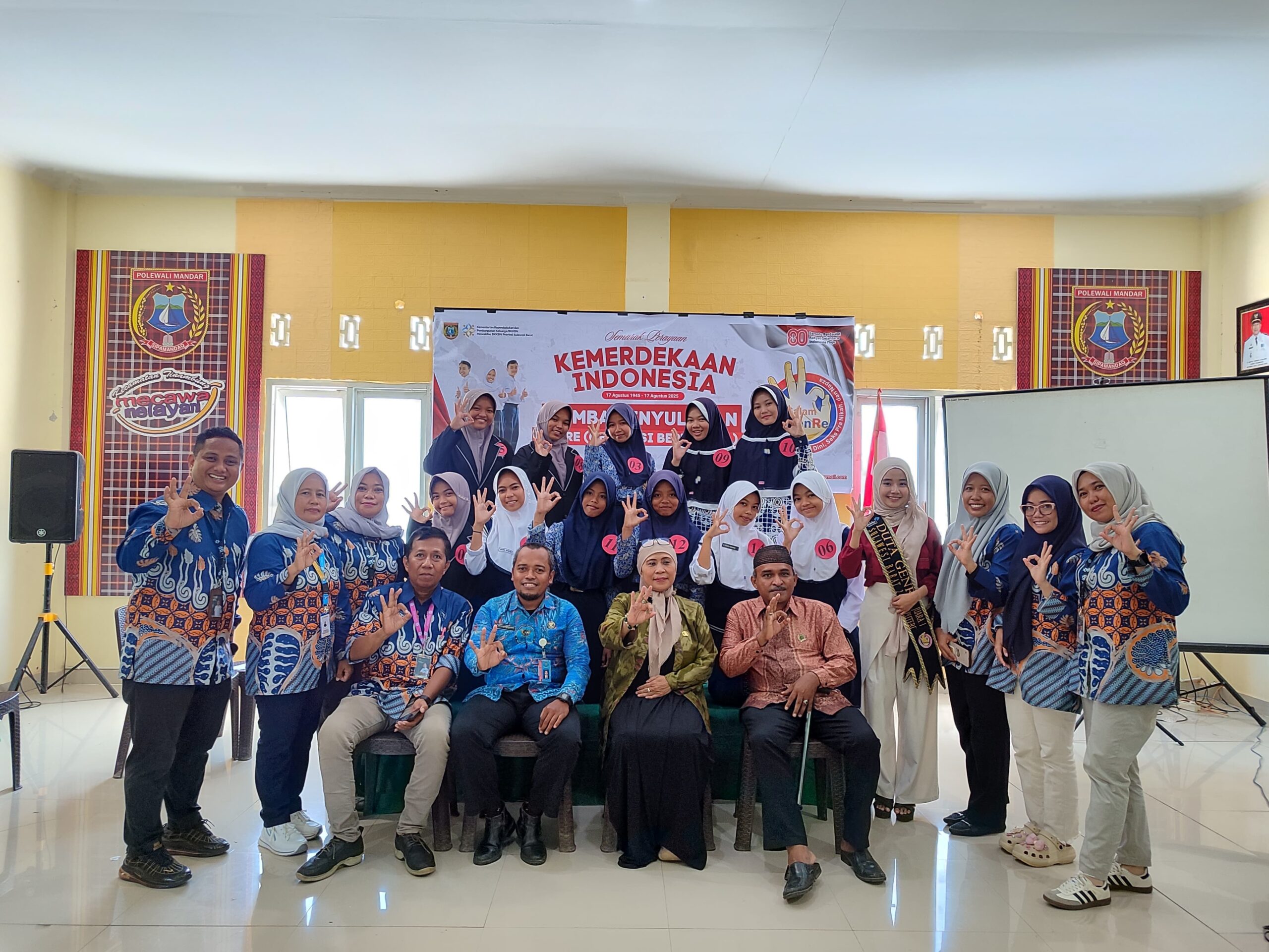 Generasi Muda Beraksi Raih Prestasi di Hari Kemerdekaan : Lomba Penyuluhan GENRE Tingkat Pelajar Se-Kecamatan Tinambung