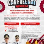 Polman Sehat On The Road, Melalui Car Free Day Merdek