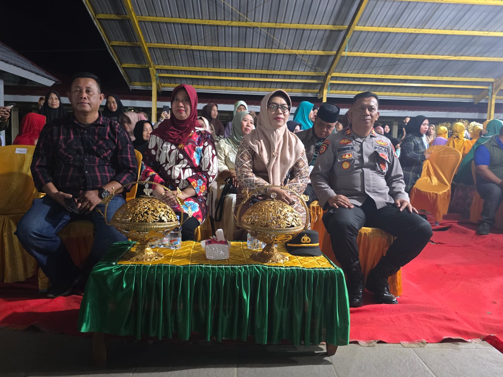Kapolsek Binuang Hadiri Malam Ramah Tamah dan Pesta Rakyat dalam Rangka Peringatan HUT RI Ke-80 di Kecamatan Binuang