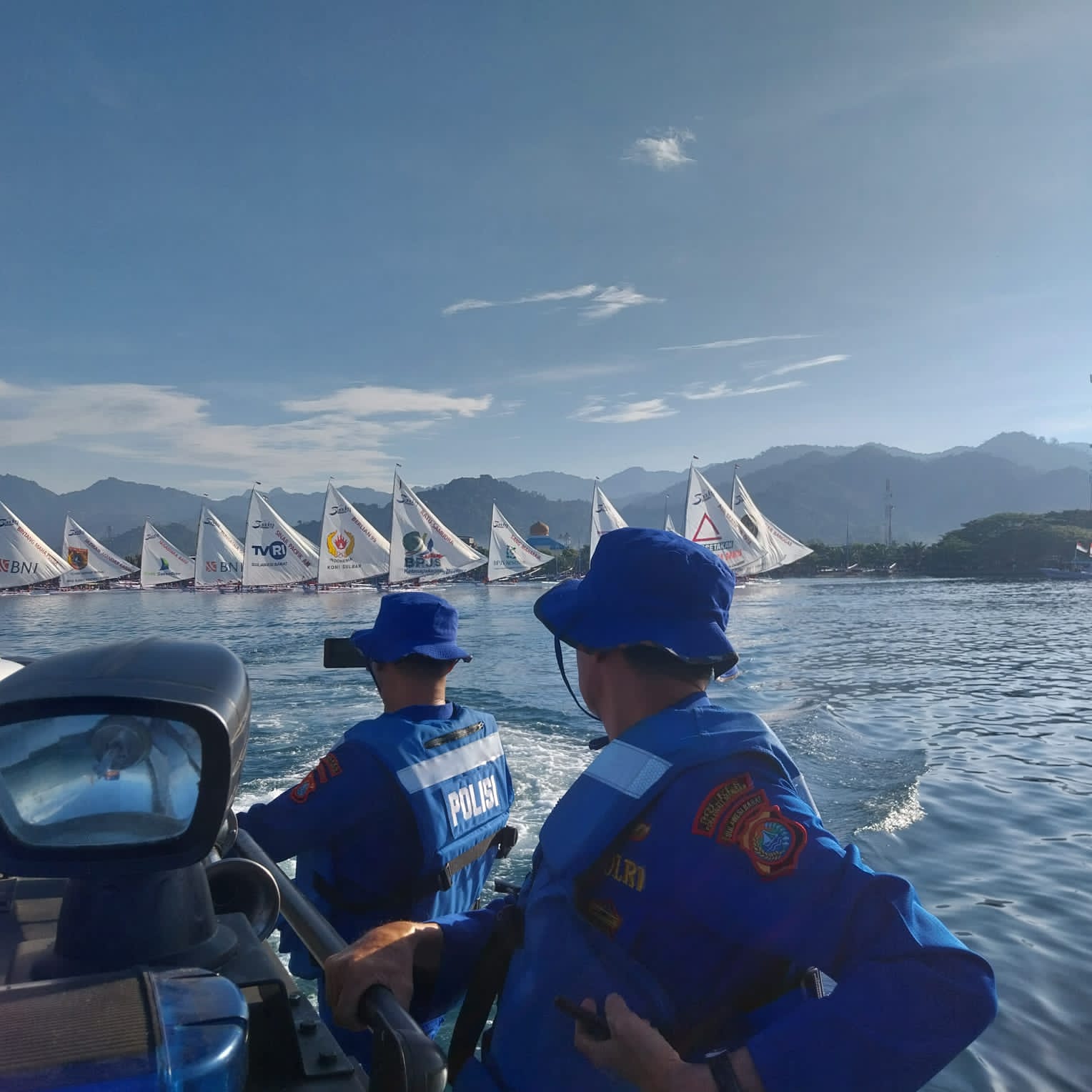 Polres Polman Kerahkan Personel, Kawal Pengamanan Event Bahari Sandeq Silumba 2025