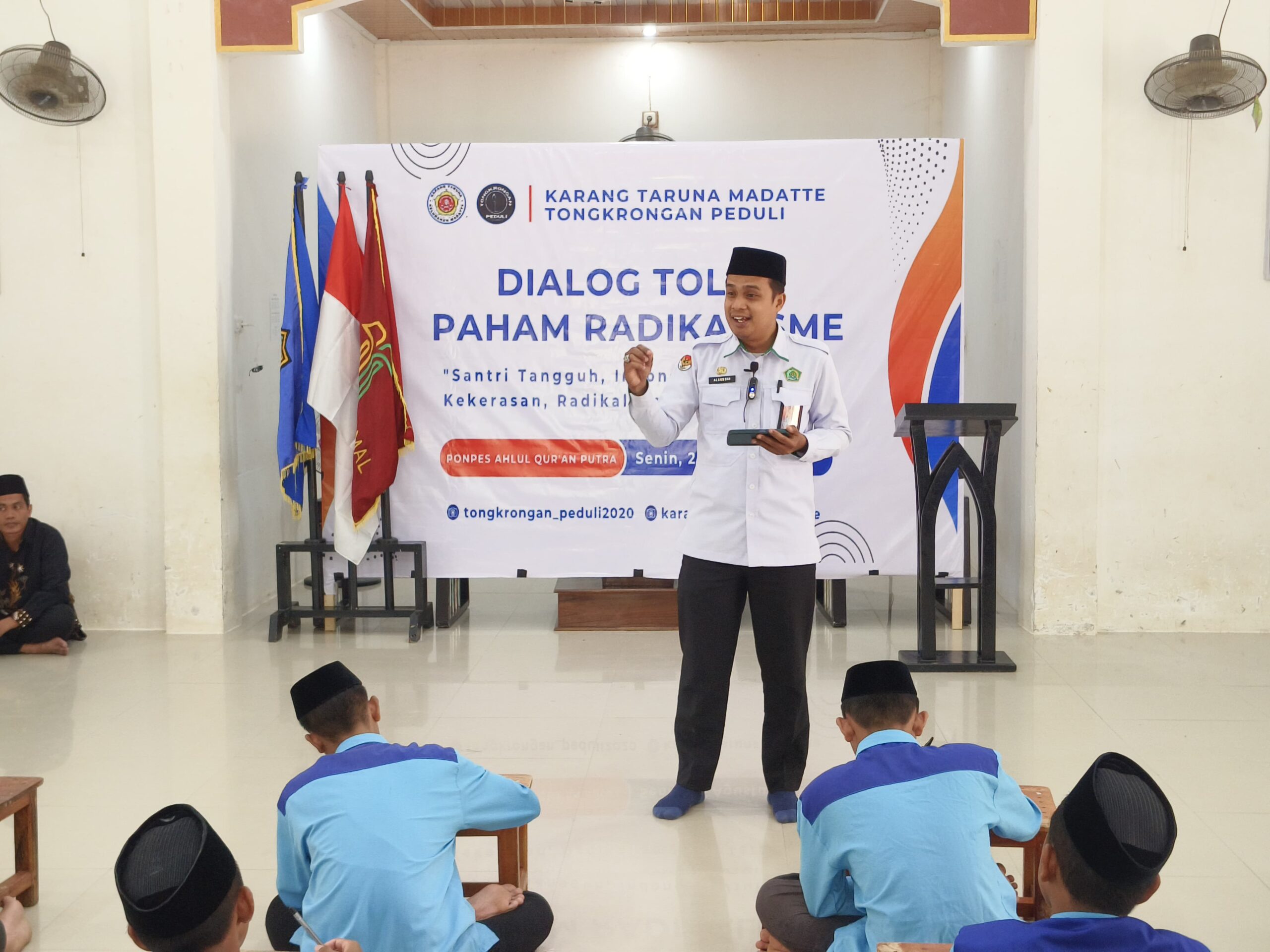Jadi Narsum Dialog Tolak Radikalisme di Pondok Pesantren Ahlul Qur’an, Alauddin : Terorisme Adalah Musuh Besar Bangsa dan Semua Agama