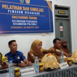 Kolaborasi Lurah Pekkabata dan Damkar Polman Gelar Simulasi Kebakaran 