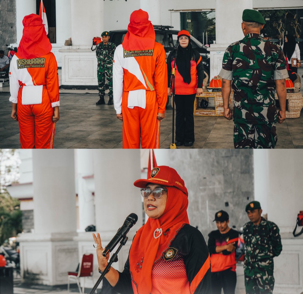 Diklat Paskibraka 2025 Polman, Resmi Dimulai di Lapangan Pancasila