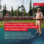 Pimpin Apel Gabungan OPD, Sekda Polman Tekankan Disiplin dan Pelayanan Publik