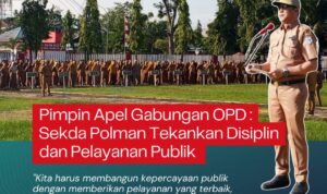 Pimpin Apel Gabungan OPD, Sekda Polman Tekankan Disiplin dan Pelayanan Publik