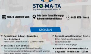 Ombudsman Sulbar Akan Gelar STOMATA di Matangnga