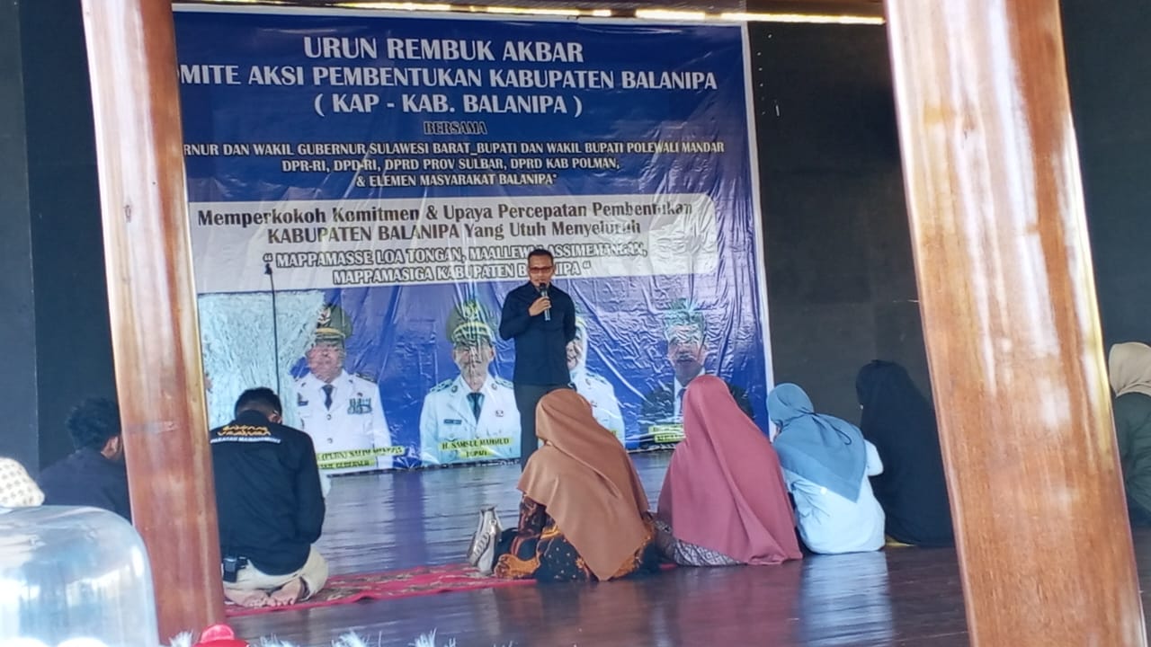 Bupati Polman Dukung Penuh Pembentukan DOB Kabupaten Balanipa Bupati Polman Dukung Penuh Pembentukan DOB Kabupaten Balanipa