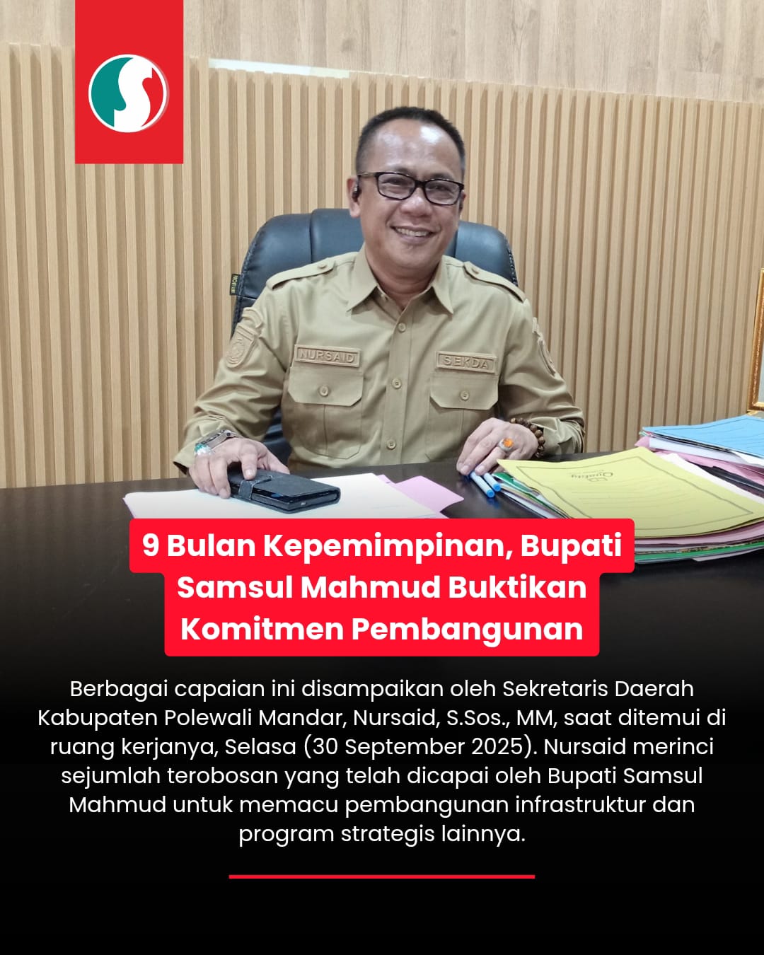9 Bulan Kepemimpinan, Bupati Samsul Mahmud Buktikan Komitmen Pembangunan dengan Hadirkan Anggaran Pusat dan Provinsi