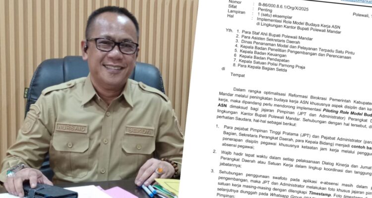 ​Aturan Baru Sekda Polman : Telat atau Absen, Pejabat Wajib Lapor di Grup Khusus