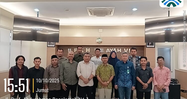 Pemkab Polman Audiensi dengan BPKH Wilayah VII Makassar Bahas Penggunaan Kawasan Hutan untuk Jalan Publik