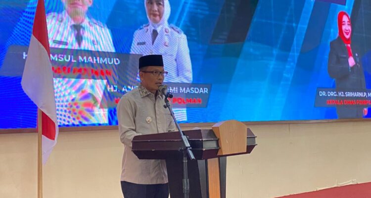 Bupati Polman Jadi Orang Tua Asuh 150 Anak Stunting di Campalagian, Wujudkan Komitmen Turunkan Angka Stunting