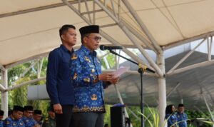 Peringati HUT KORPRI ke-54 dan PGRI ke-80, Bupati Polman Tekankan Netralitas ASN dan Perlindungan Guru