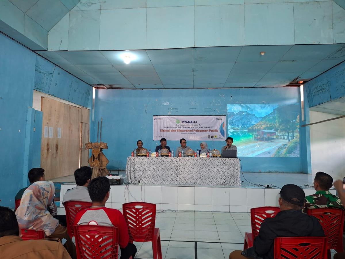 Masyarakat Mambi Antusias Ikuti Kegiatan Stomata Ombudsman Sulbar